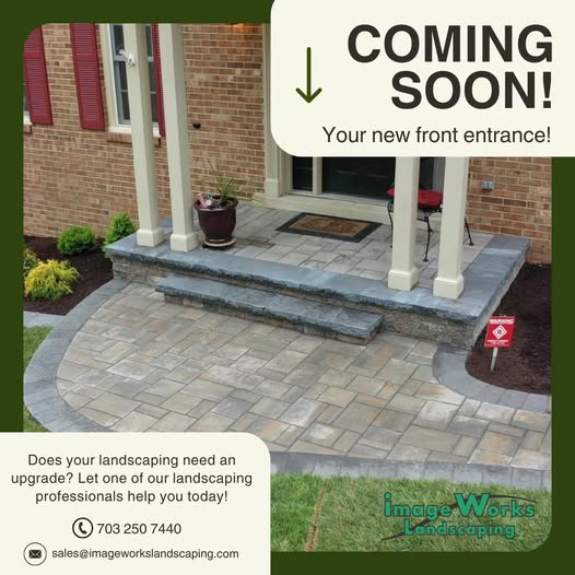 Custom Paver Walkways & Stoops in Northern Virginia