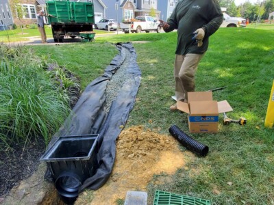 Drainage near Alexandria Virginia